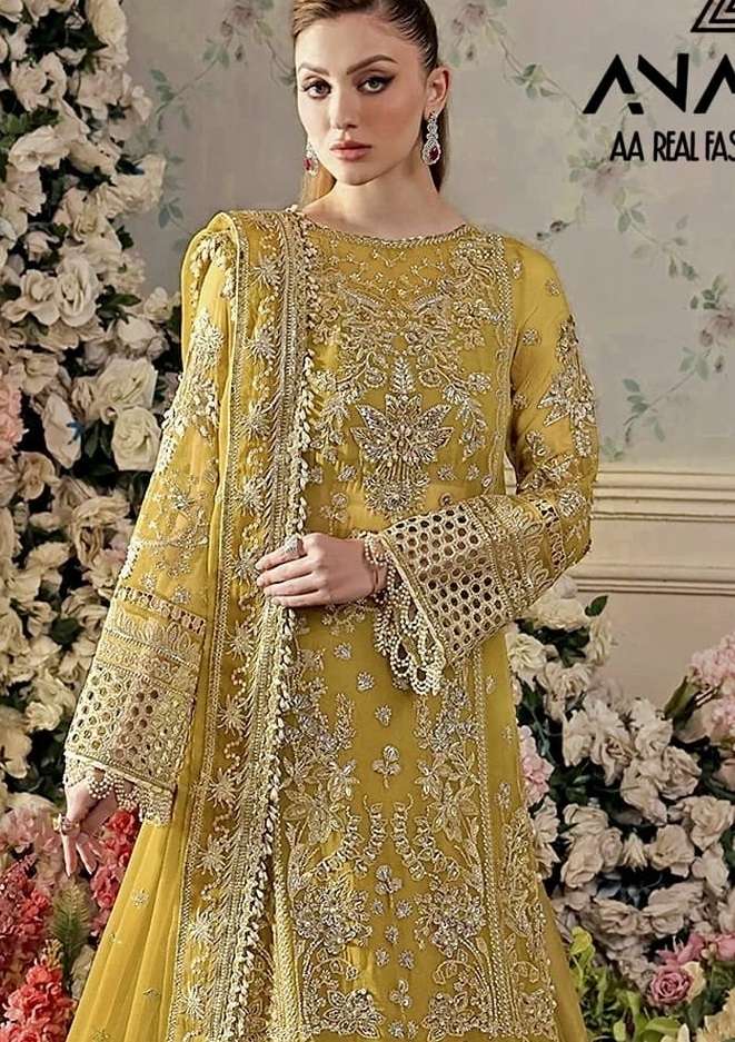 D No-414 Semi Stitched Anamsa